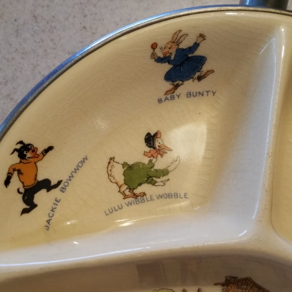 Rare vintage Uncle Wiggily 1924 warming dish